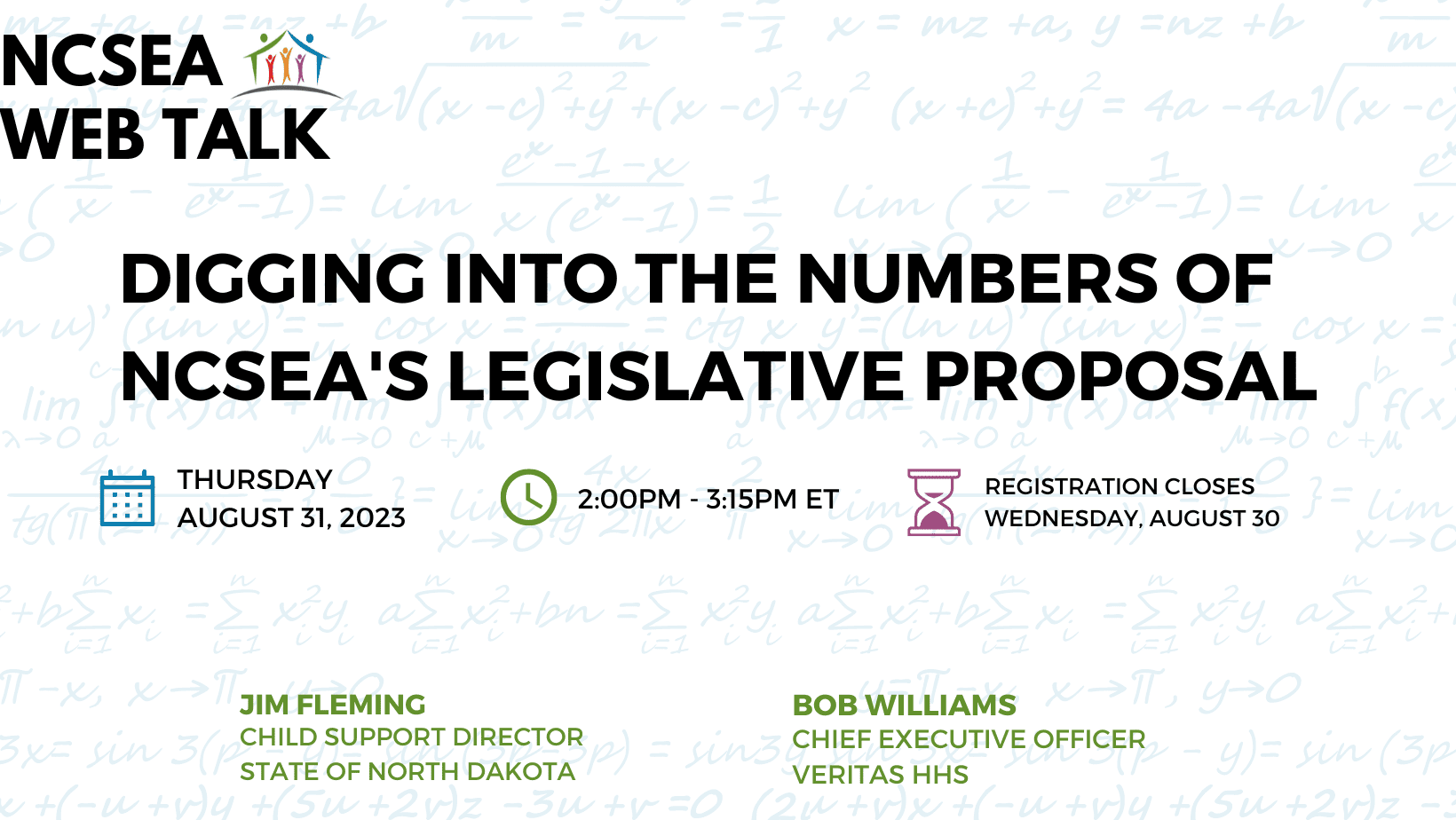 NCSEA Web Talk: Digging into the numbers of NCSEA's Legislative Proposal