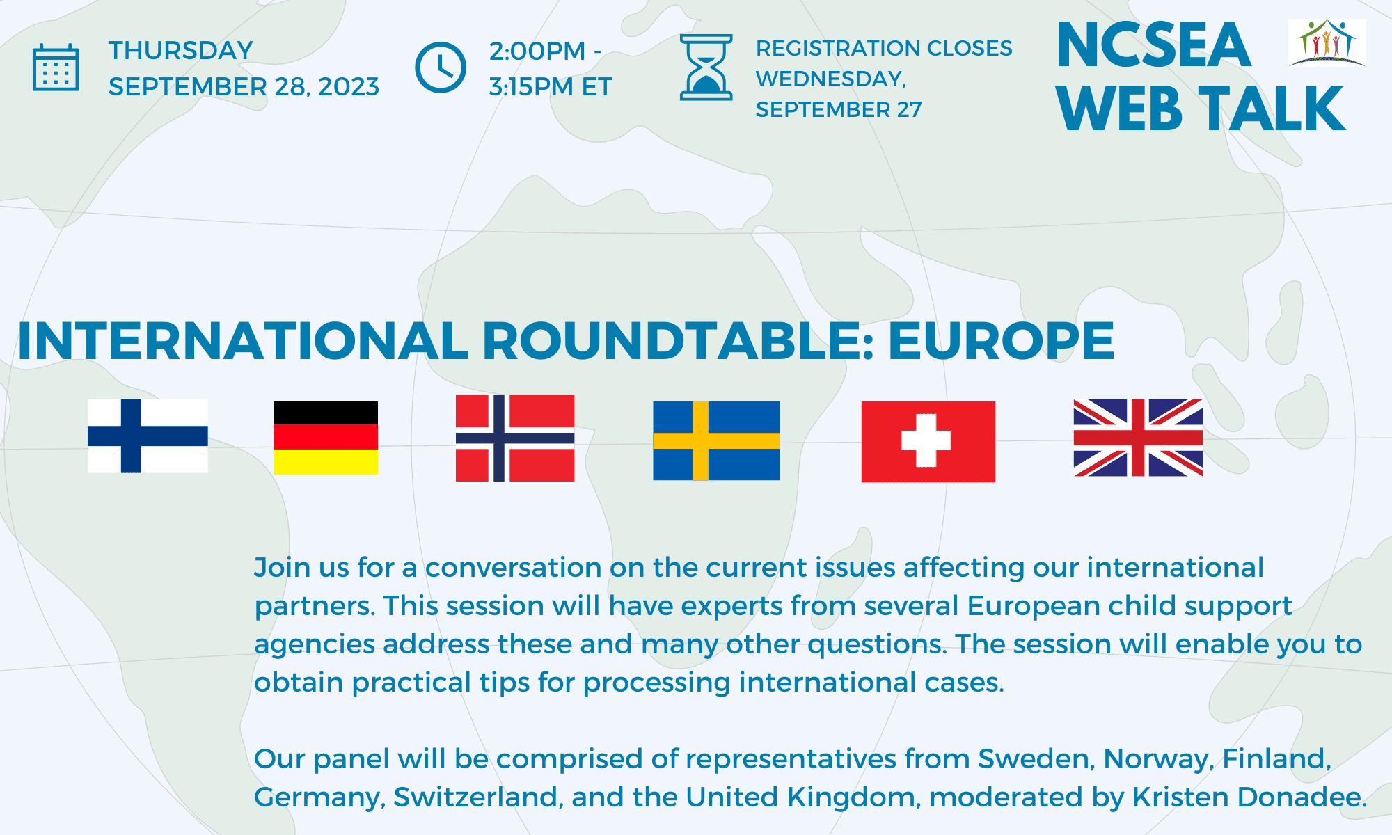 NCSEA Web Talk: International Roundtable - Europe